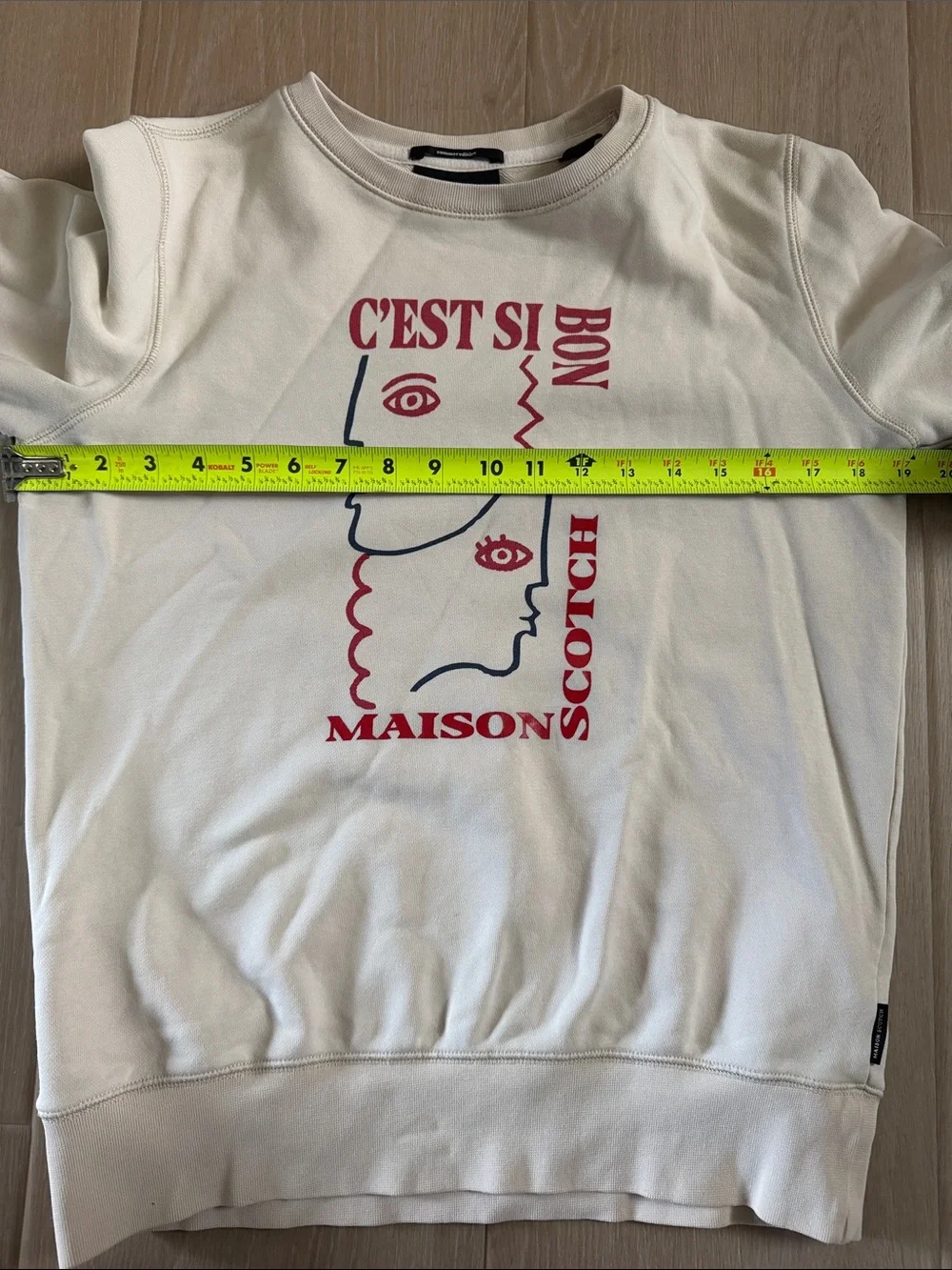 Scotch & Soda C’est Si Bon Sweatshirt | Mason Scotch Summer Edition Pullover S - Picture 5 of 8
